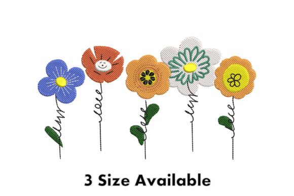 Cute Colorful Flowers: A Gift-Ready Embroidery Design Review