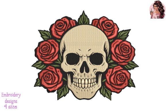 Roses of the Dead: A Charming Halloween Embroidery Gem